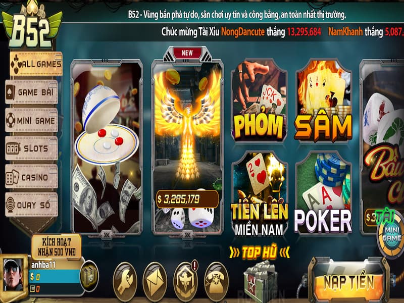 Game bài đổi thưởng B52 CLUB- Giới thiệu về Game bài B52 Club (3)